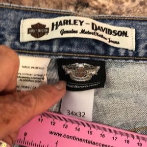 Harley Davidson Jeans, 34x32,zipper,good condition